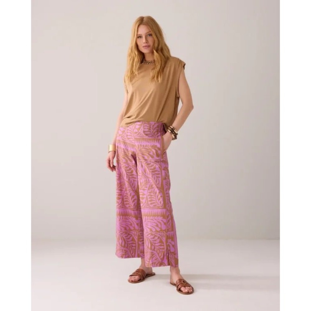 SUMMUM Cotton cyclaam hose trousers purple NWT pants